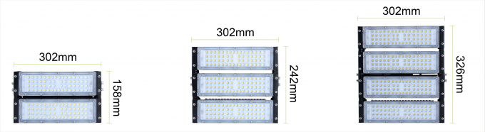 50W 100W 150W 200W 250W 300W Aluminium Fin LED Flood Lights IP65 Długa żywotność Dobra jakość LED High Mast Lights 6