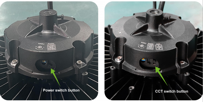 170lm/w Wysokiej jasności UFO Wysokie światła wspierają 3CCT z czujnikiem ruchu 1