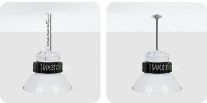 100W 150W 200W 250W Aluminium Fin LED Wysokie światła dla oświetlenia komercyjnego z odblaskiem 4