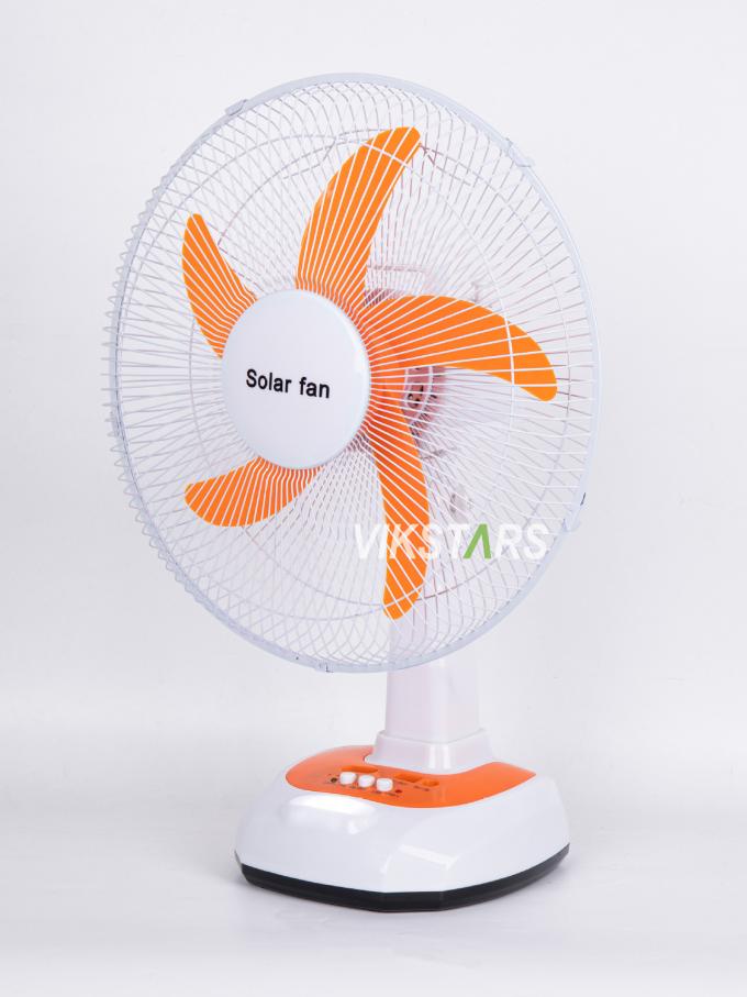 Do kempingu Awaryjny Wentylator Stołowy Zasilany Energią Słoneczną 16 Cali Oszczędność Energii Z Żarówkami 6