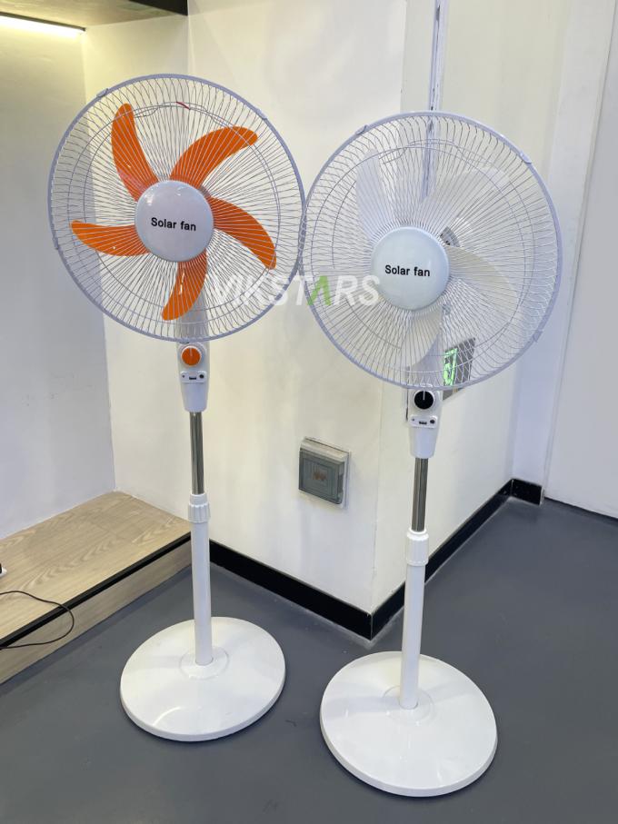 16calowy wentylator słoneczny zasilany energią słoneczną do użytku w obozach domowych 9
