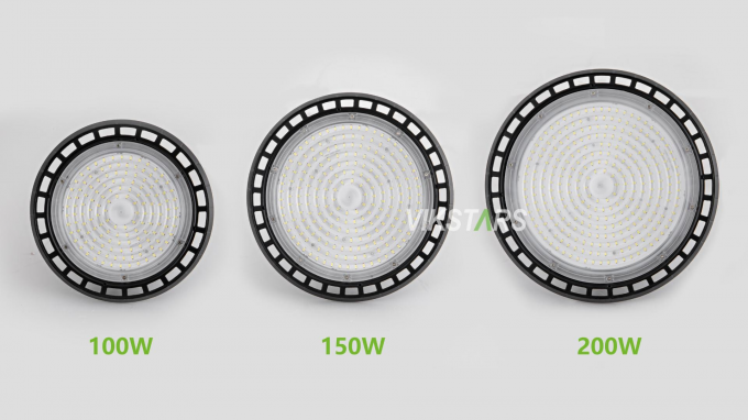 Najtańsza cena UFO Światła 100W 150W 200W Do warsztatu magazynowego fabryki 2