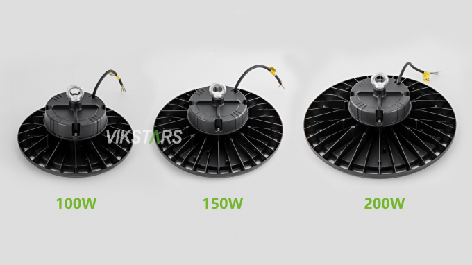 Najtańsza cena UFO Światła 100W 150W 200W Do warsztatu magazynowego fabryki 3