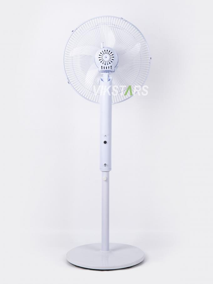 Wentylator stojący solarny 16 cali z oświetleniem, energooszczędny do biwakowania na świeżym powietrzu i wędkowania 19