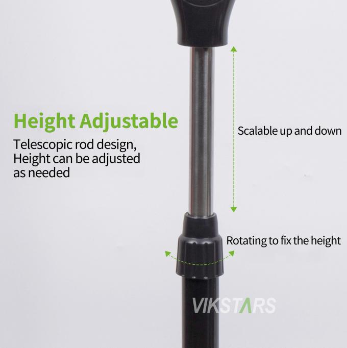 Gorąco sprzedawany 5-ławkowy 16-calowy wiatraki słoneczne z lampą LED z panelem i baterią Wiatraki słoneczne podłogowe 14