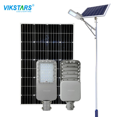 kupować SMD3030 100 Watt Solar Street Light IP65 Wodoodporna zewnętrzna 6000K Zimna biel produkcja internetowa