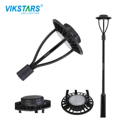 kupować Okrągły kształt LED Garden Light IP65 60/120 / 150w Czarna obudowa do parku produkcja internetowa