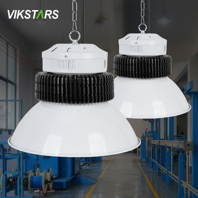 kupować 150W 200W LED High Bay Lamp Białe płetwy zawieszone oświetlenie przemysłowe dla oświetlenia natatorium w pomieszczeniach produkcja internetowa