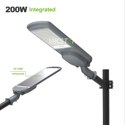 kupować Wysokiej mocy All In One 200W 300W 400W 500W Podzielone światła uliczne z dodatkowym panelem słonecznym produkcja internetowa