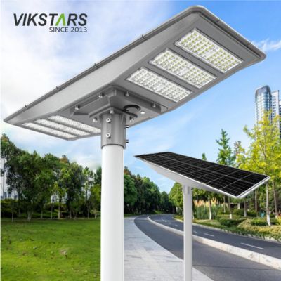 kupować Nowa dwukierunkowa lampa uliczna IP66 LED Solar Garden Light 600W 900W All in One produkcja internetowa