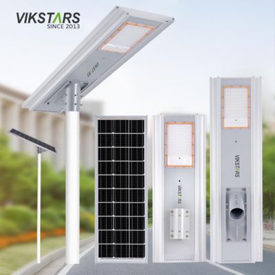 kupować 500W 700W Zintegrowane światła uliczne słoneczne All In One Aluminiowe lampy słoneczne dla głównej ulicy produkcja internetowa