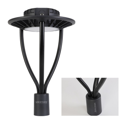 Okrągłe oświetlenie ogrodowe 120w 100lm / W Kolor czarny na podwórko Community Park