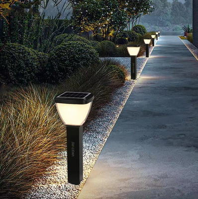 Silne wysokie LED słoneczne lampy trawnikowe dla zewnętrznego wodoodpornego patio krajobrazowego IP65