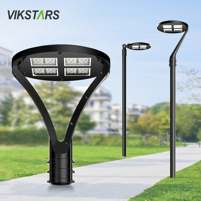 Światła uliczne LED 100W z podwójnymi pojedynczymi ramionami dla willi Park ogród krajobraz