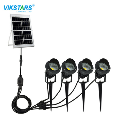 4x5W Kolce Zasilane energią słoneczną Spot Garden Lights na dziedziniec dziedzińca