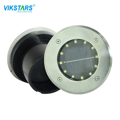 ODM 3W Okrągłe Solar Ground Lights Outdoor 160lm / W do ogrodu