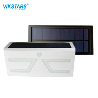 ROHS CE Solar Powered Garden Lights 750lm naścienny czarny biały